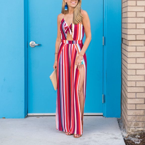 Stripe jumpsuit - Picture 5 of 5